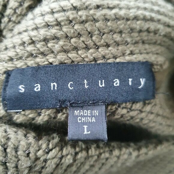 Sanctuary Dunaway Knit Long Sleeve Sweater Large - Picture 6 of 8